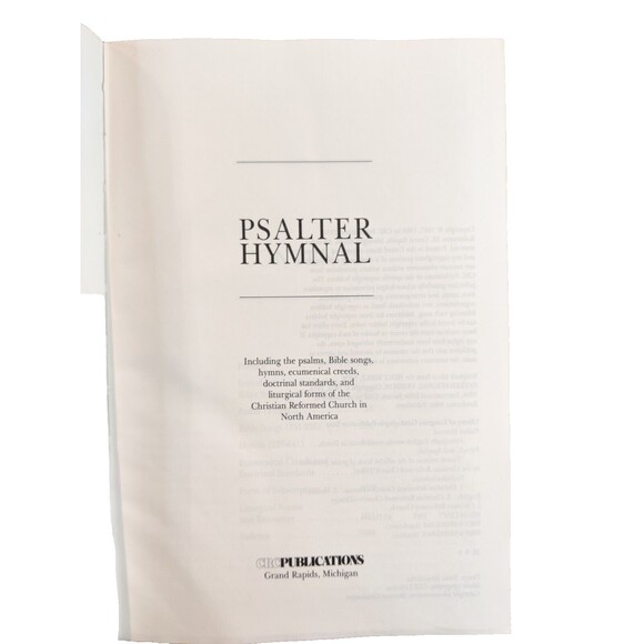 Psalter Hymnal 1988 Christian Reformed Church CRC Gray HardCover Hymns Songbook - Picture 5 of 10